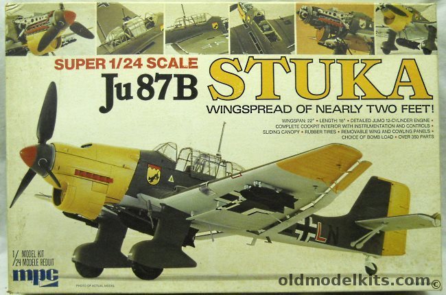 MPC 1/24 Junkers Ju-87 B Stuka, 2-3506 plastic model kit